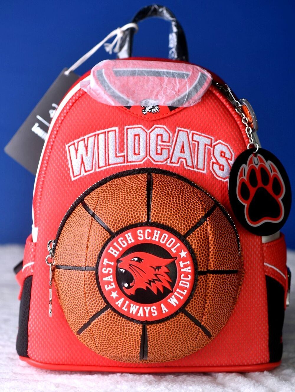 Loungefly High School Musical Wildcats Basketball Backpack - NWT